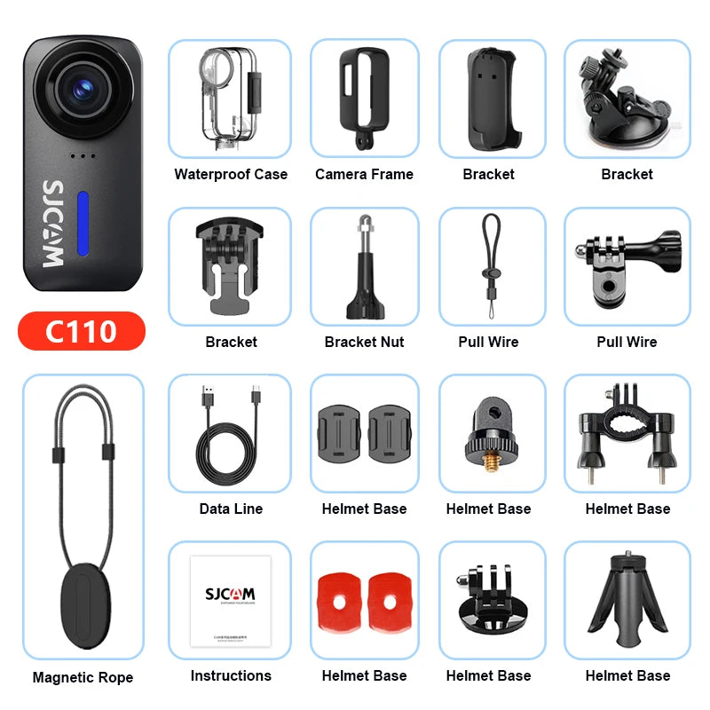 SJCAM C110 4K Action Camera Waterproof With WiFi Stabilization