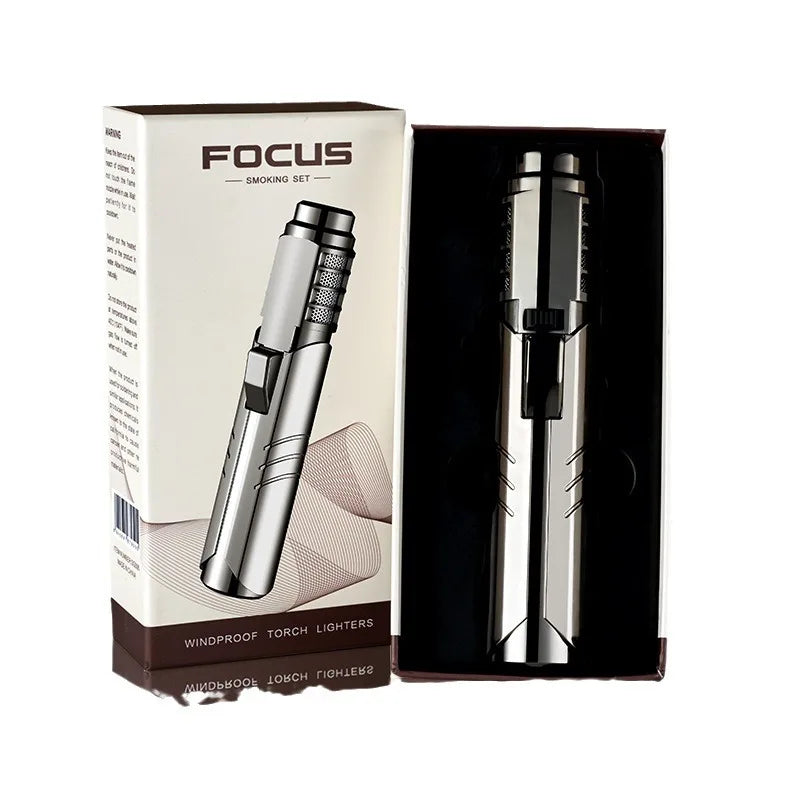 TopFlames 1800 Degree High Temp Butane Torch Lighter Windproof Tool
