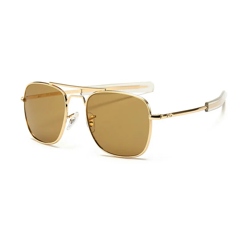 AO Men's Vintage Aviator Style Designer Sunglasses