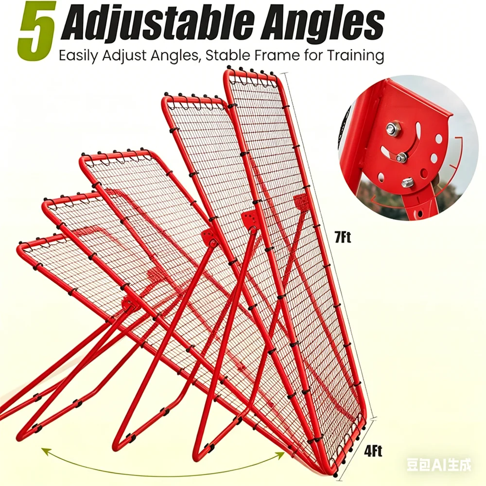 Adjustable Sports Rebounder Net For Volleyball Soccer Baseball Tennis Training