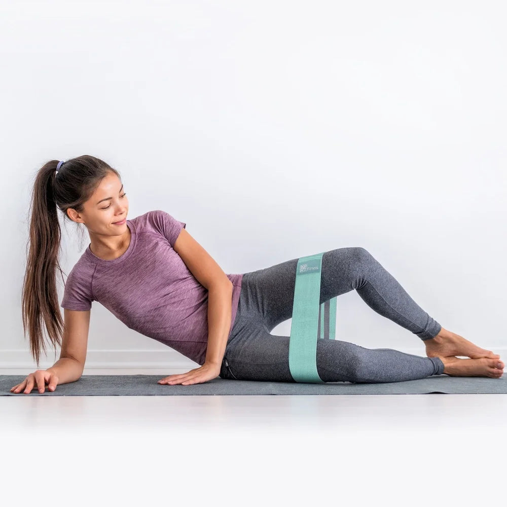 Resistance Bands Three Pack Anti-Slip With Carry Pouch