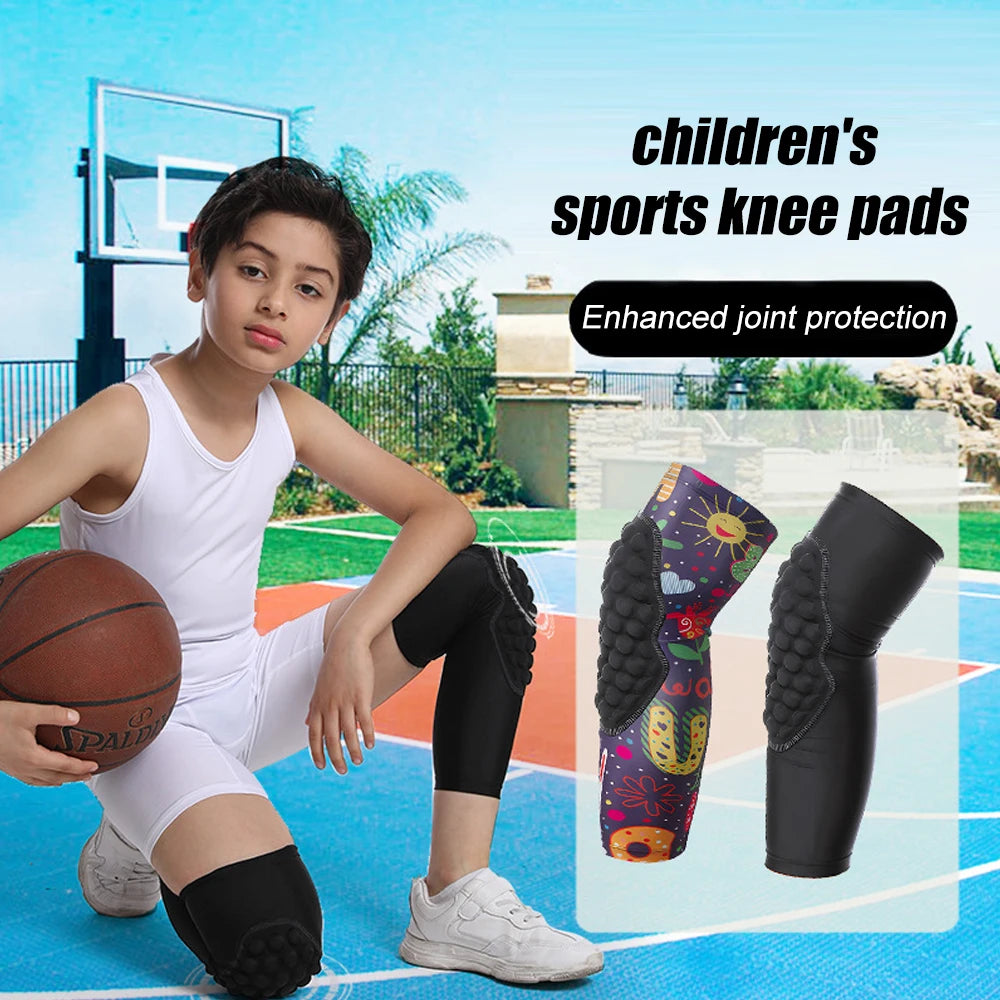 WEUPFLY Honeycomb Knee Pads For Kids Knee Support Football