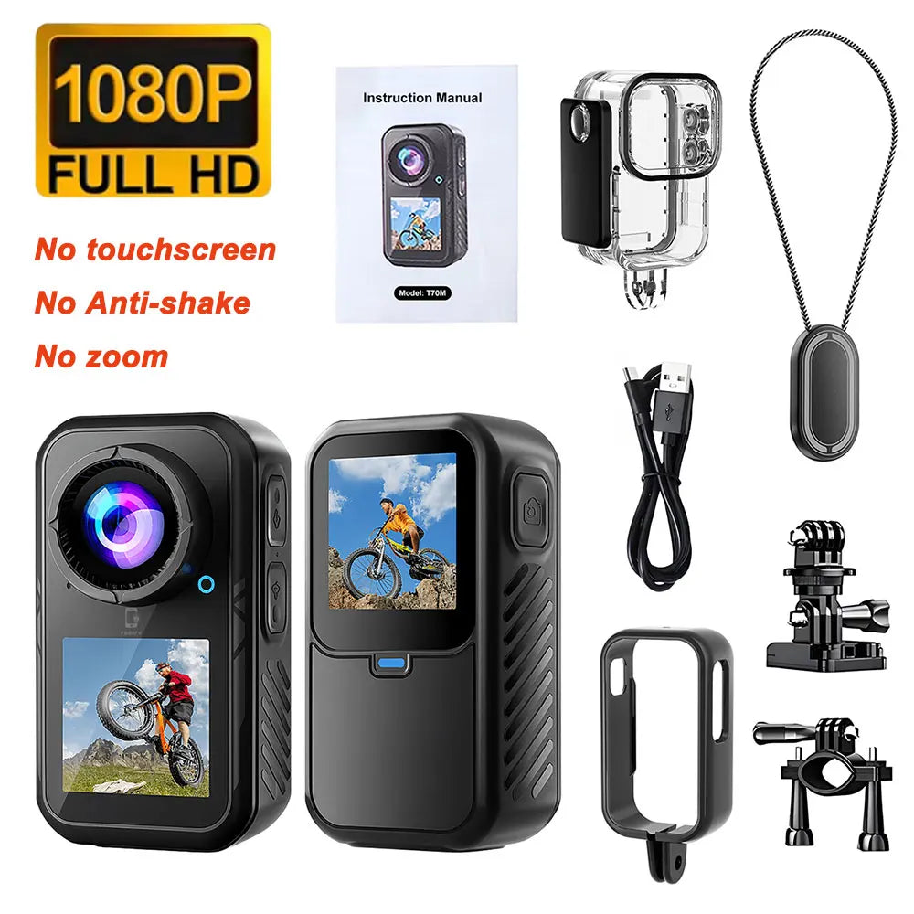 5K Thumb Action Camera With 4K 60FPS Stabilization