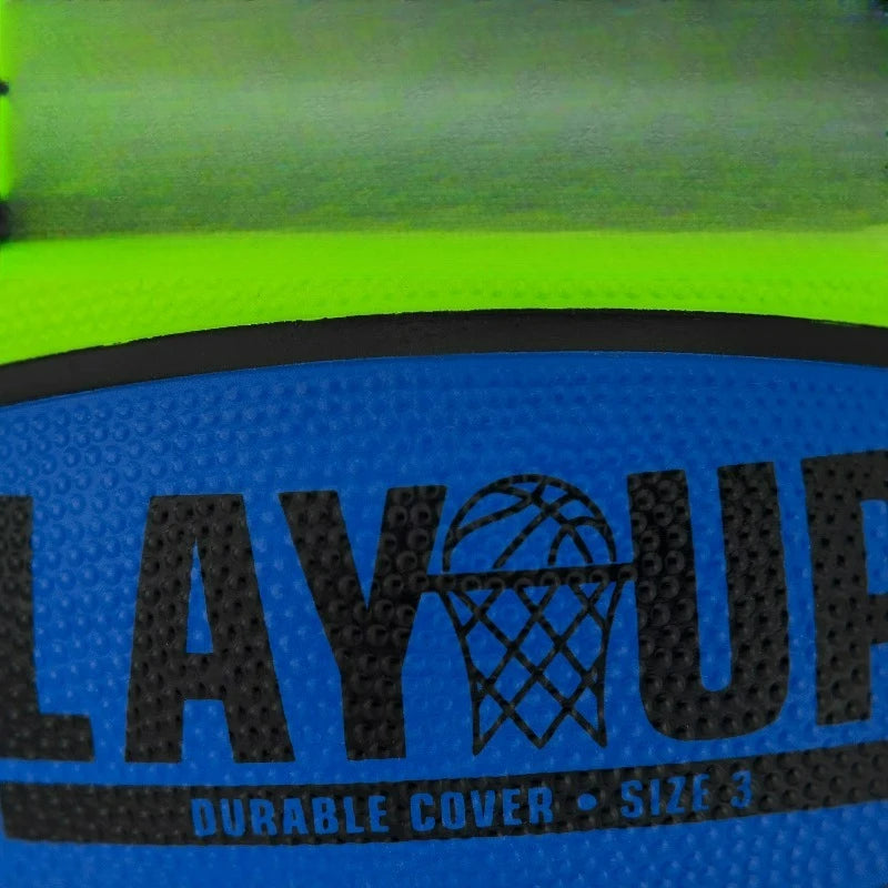 Lay-Up Mini Outdoor Basketball Durable Rubber Ball For Arcade And Hoops