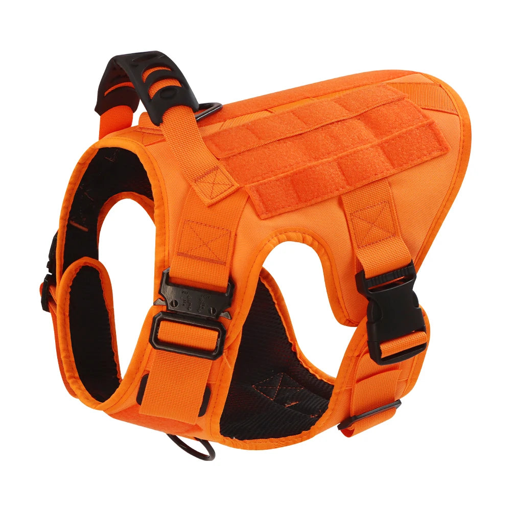 PETRAVEL Pink Camouflage Dog Harness For Large And Medium Dogs