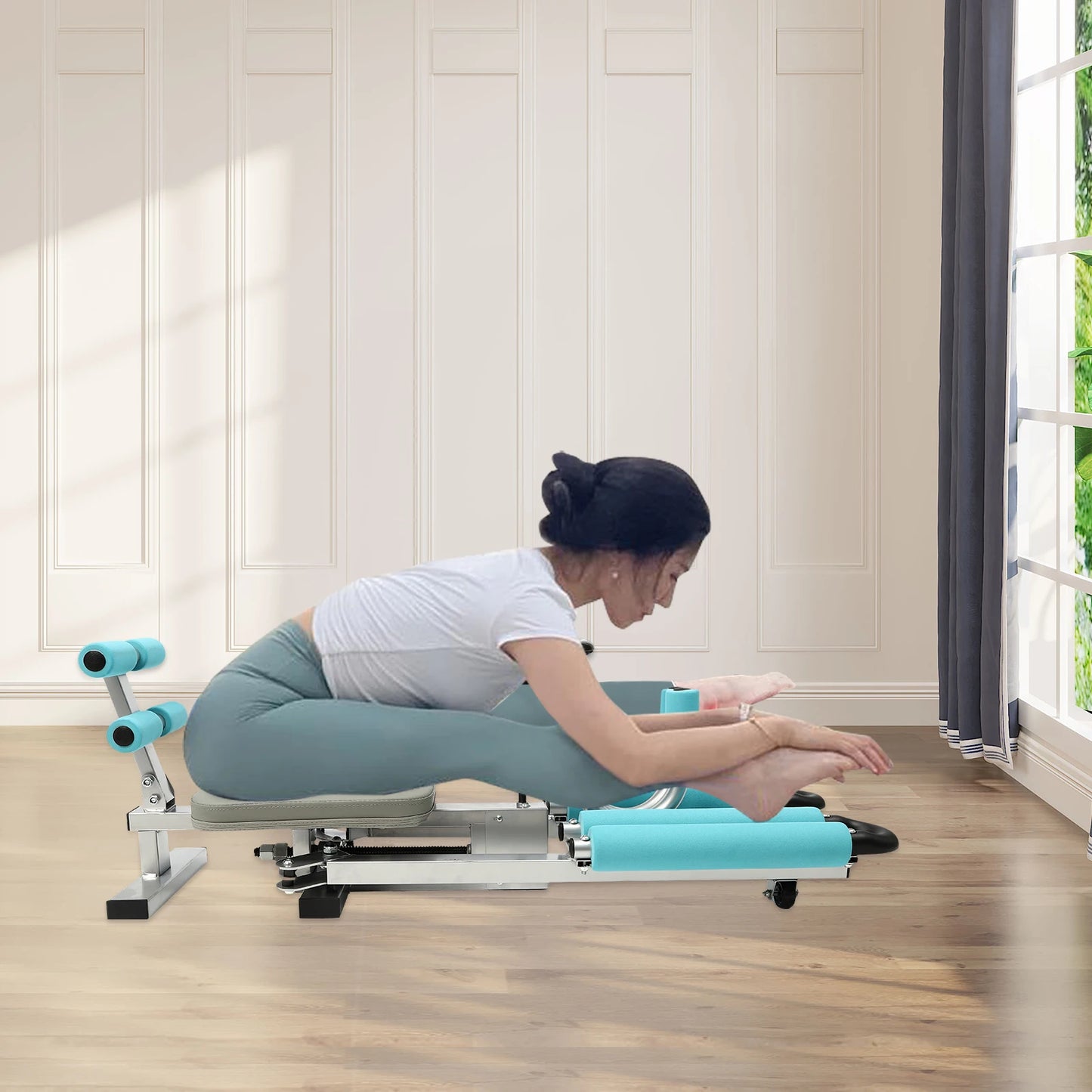 Leg Stretcher Machine Adjustable Split Heavy Duty 0 To 210 Degrees Flexibility