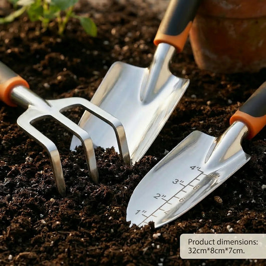 Precise Control Gardening Tools Set 3 Piece Magnesium Aluminum Trowels