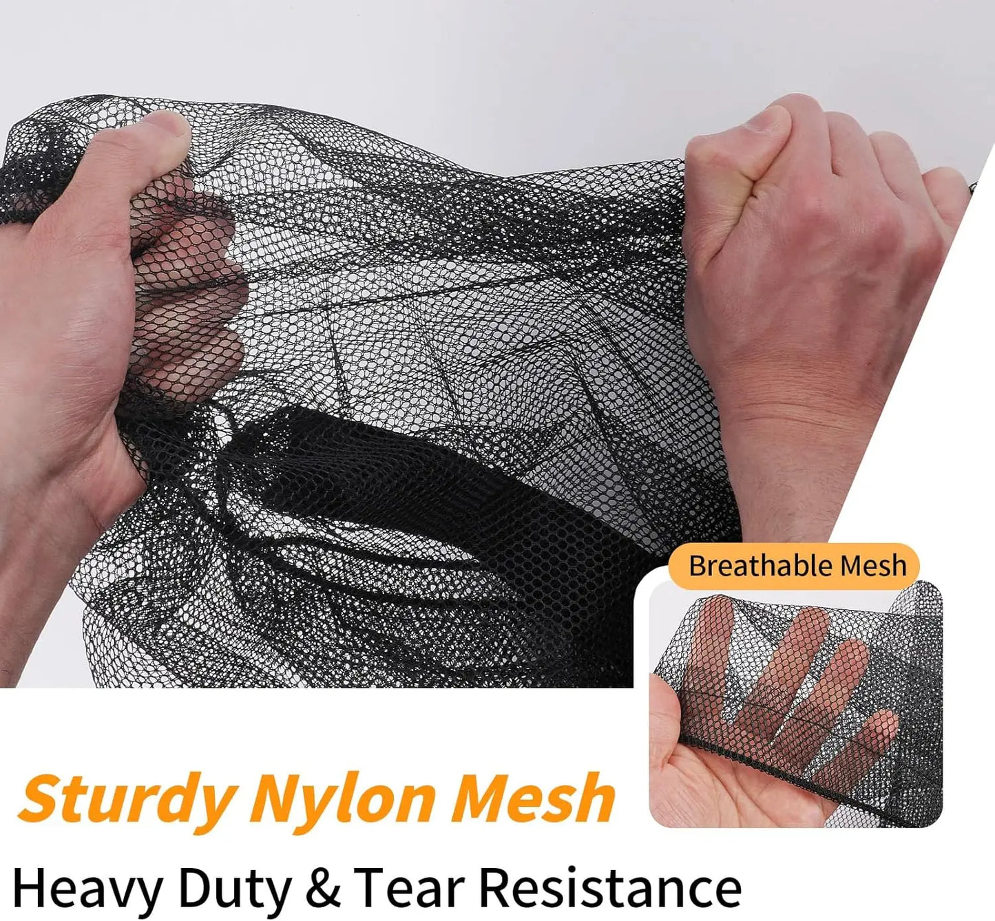 Heavy Duty Mesh Ball Bag With Strap Holds 8 Basketballs Or 10 Balls