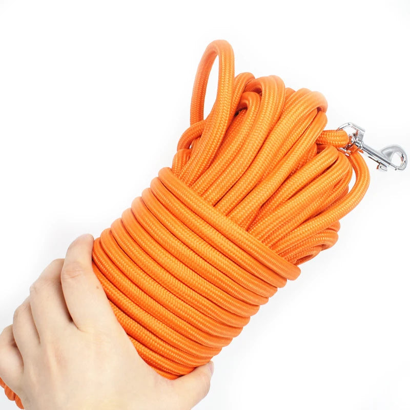 Durable Nylon Rope Dog Leash For Training and Recall For Medium and Large Dogs