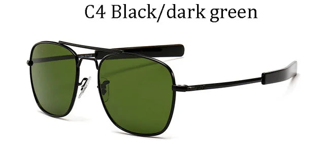 AO Men's Vintage Aviator Style Designer Sunglasses
