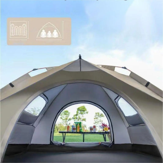 Pakicetus Outdoor Camping Tent With Dual Doors And Windows