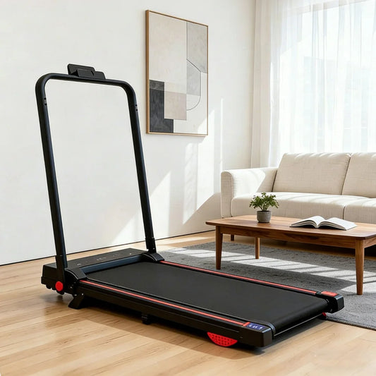 Driving Walking Pad With Bracket Silent Treadmill For Home Fitness