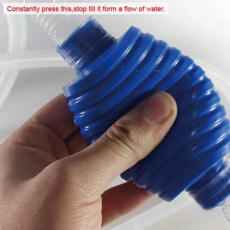 Aquarium Siphon Vacuum Cleaner Pump Semi Automatic Water Change System