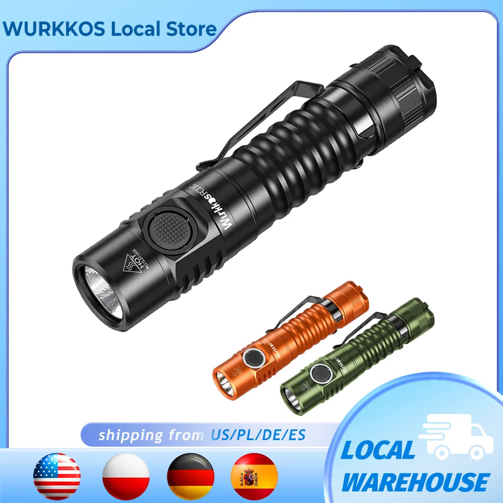 Wurkkos FC11C USBC Rechargeable 1200LM EDC Flashlight