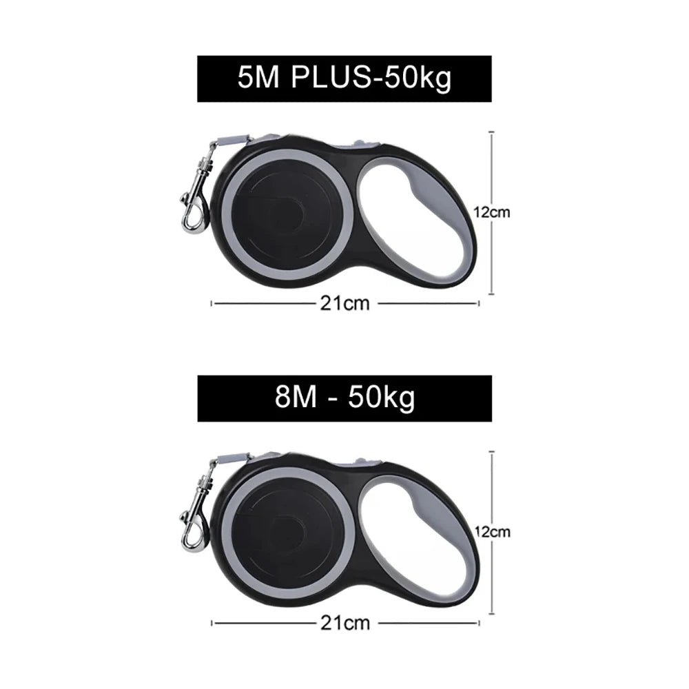 Holapet Retractable Dog Leash Nylon Quick Release For Walking And Outdoor Use