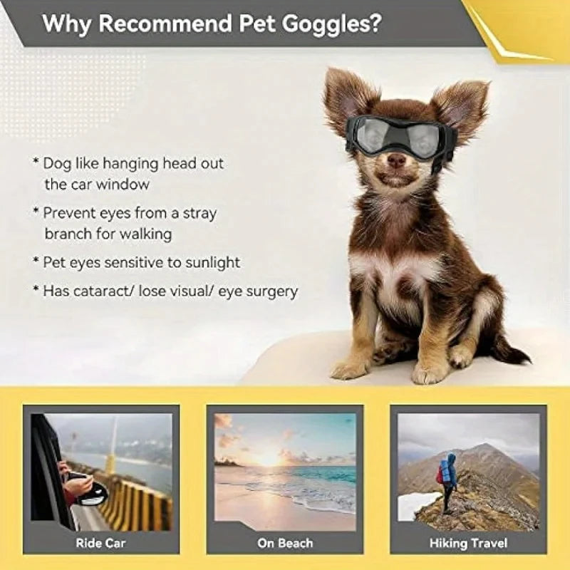 UV Protective Goggles For Dogs And Cats Outdoor Pet Eyewear
