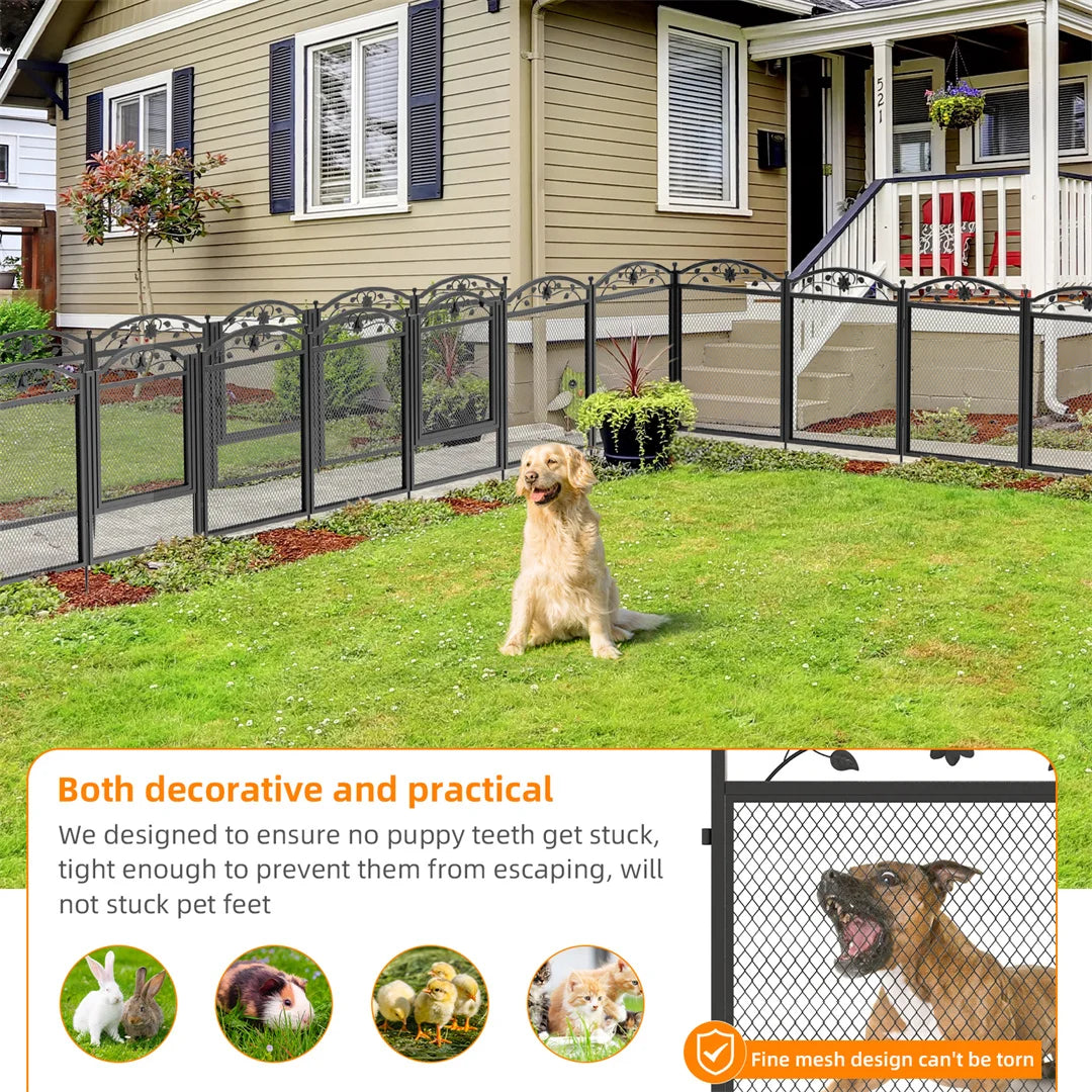 BINGOPAW Heavy Duty Dog Playpen for Outdoor and Indoor Use