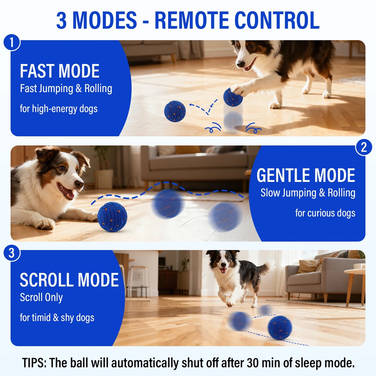Indestructible Smart Interactive Dog Toy Ball For Aggressive Chewers