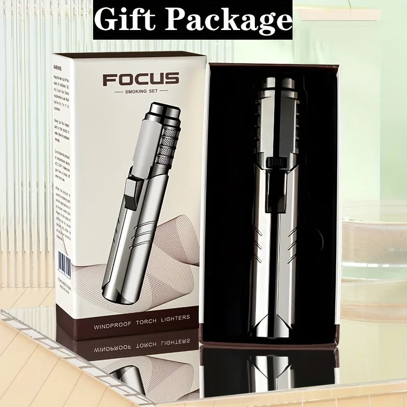 TopFlames 1800 Degree High Temp Butane Torch Lighter Windproof Tool