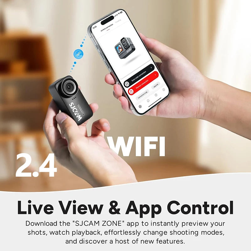 SJCAM C110 4K Action Camera Waterproof With WiFi Stabilization