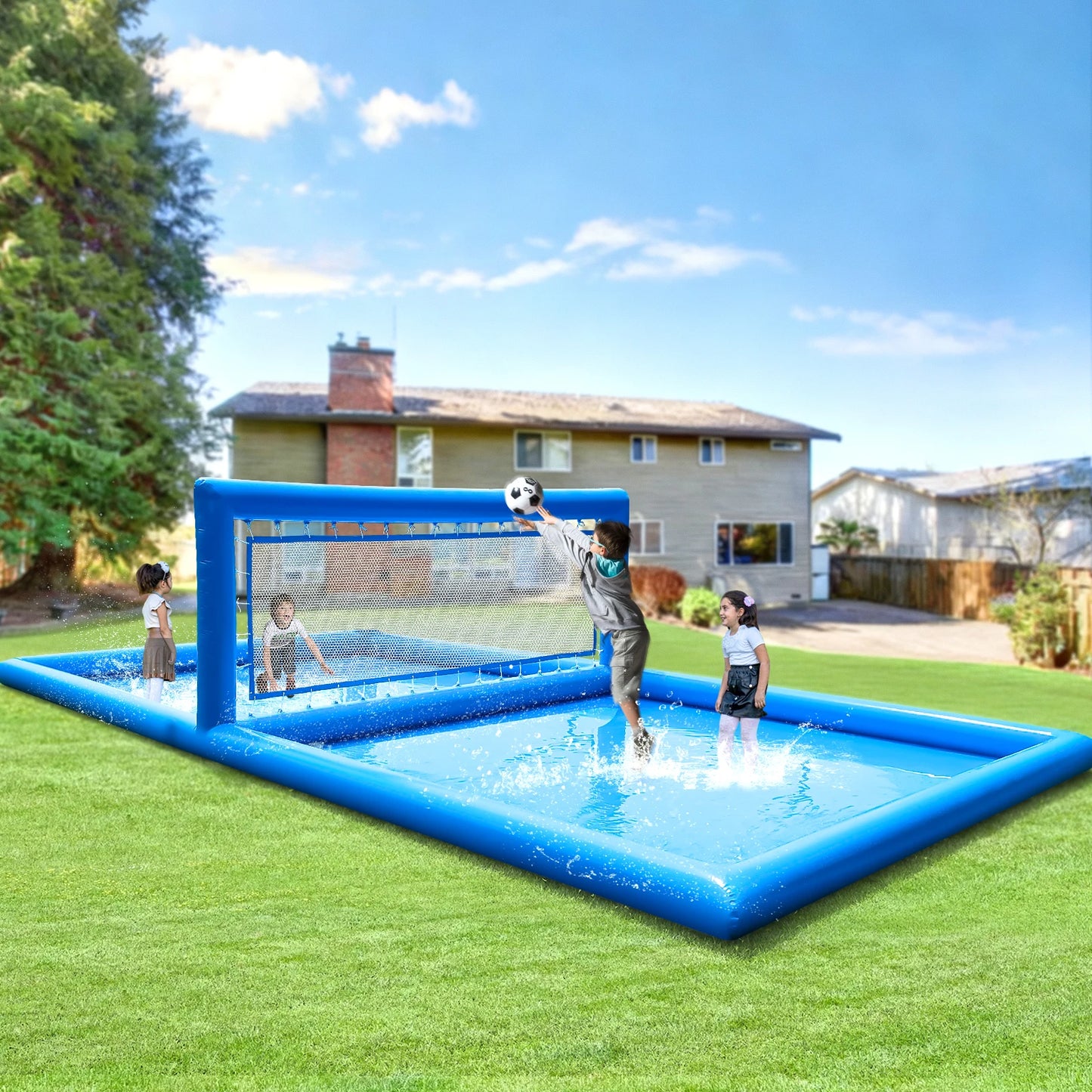 KING INFLATABLE Volleyball Court for Pool and Beach