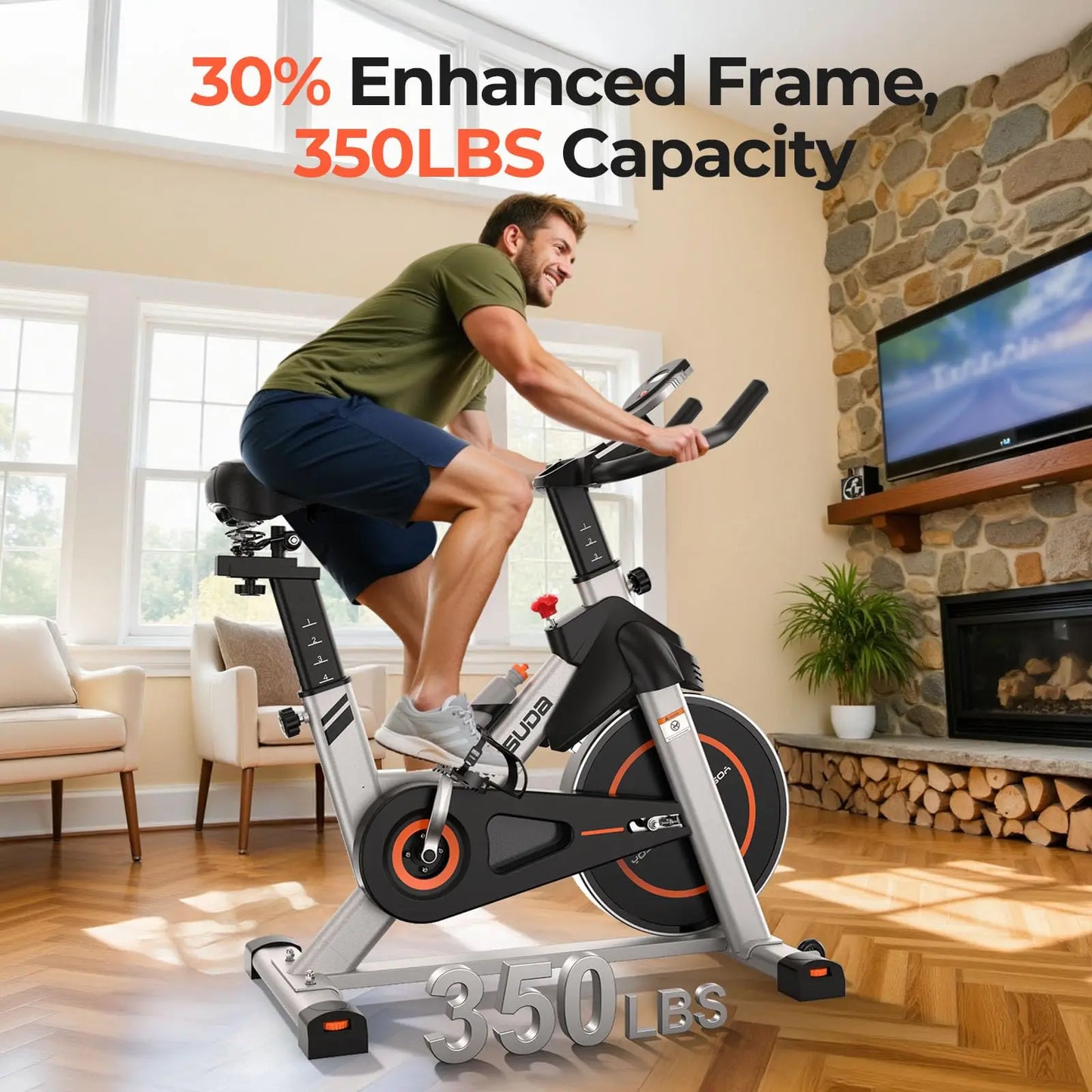 YOSUDA Indoor Cycling Bike With Exclusive App And Magnetic Resistance