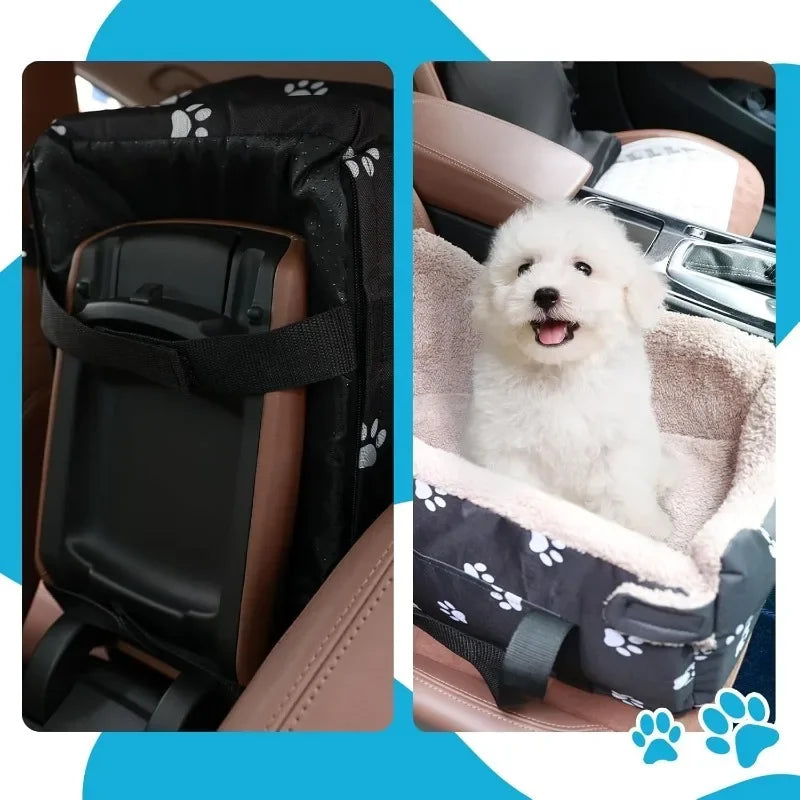 LETVIA Pet Car Carrier Center Console Seat For Pets