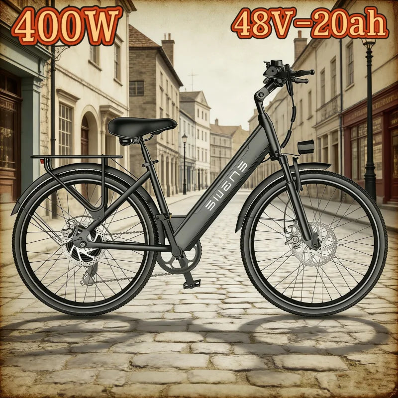 Electric Mountain Ebike 400W 48V 20Ah Battery 7 Speed