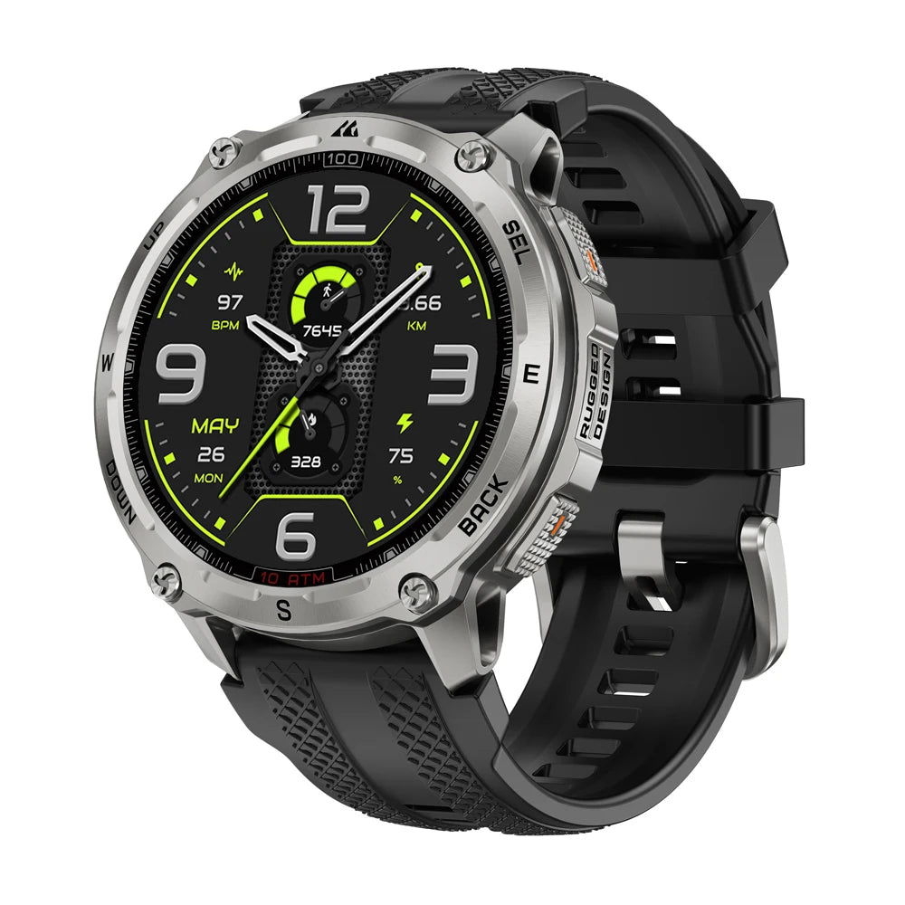 KOSPET Tank T4 Smartwatch GPS Offline Maps 10ATM Waterproof