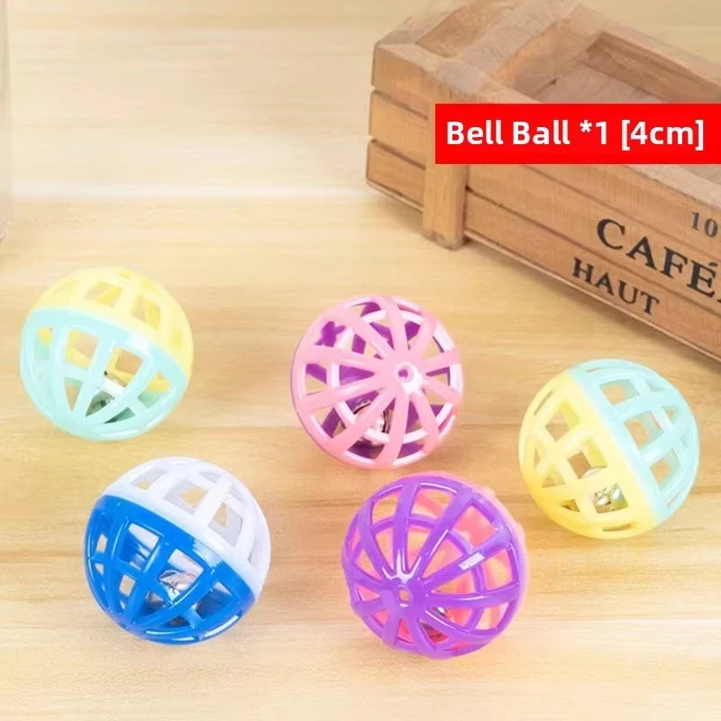 Cat Puzzle Toy Felt Box With Ball For Indoor Cat Enrichment