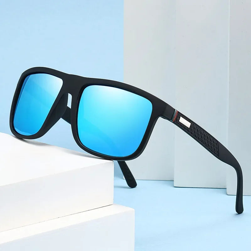 VAGHOZZ Polarized Sunglasses Men Women UV400 Square Frame