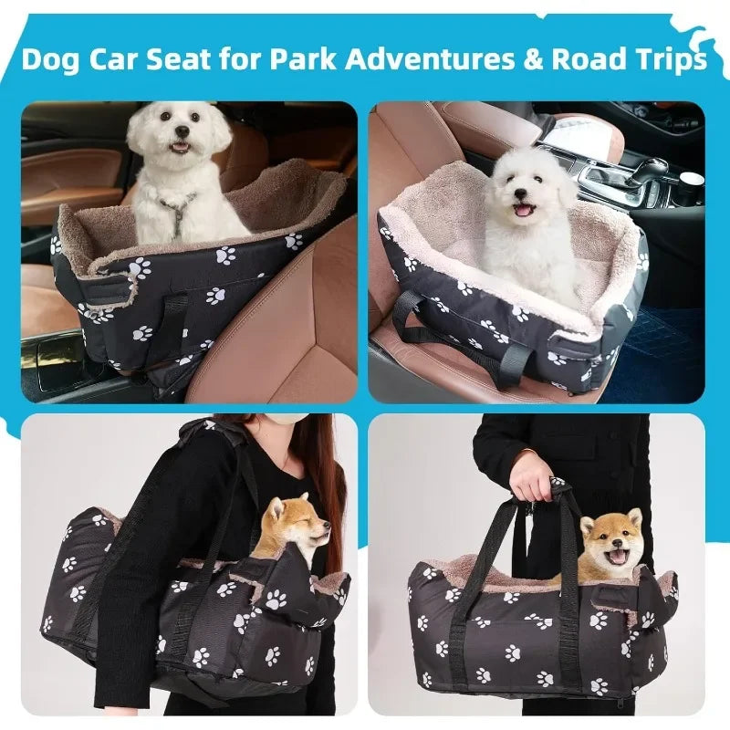 LETVIA Pet Car Carrier Center Console Seat For Pets