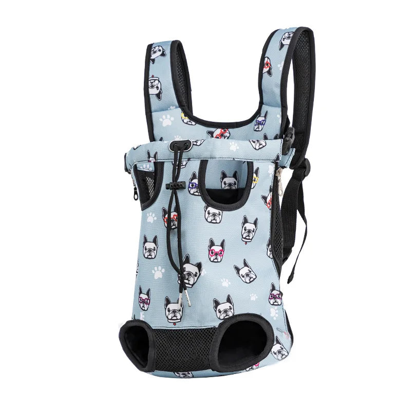 Camouflage Outdoor Dog Backpack Carrier Breathable Travel Bag For Small Dogs