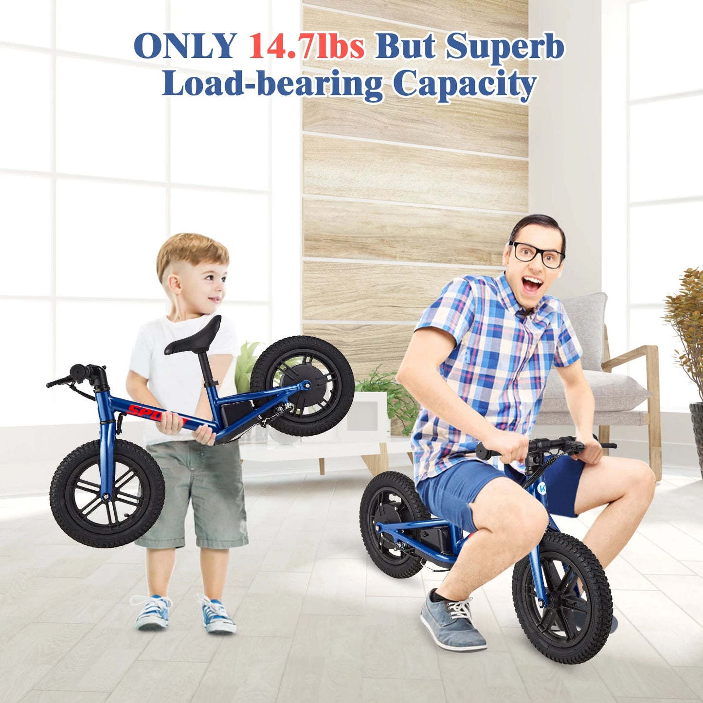 HiMISS 24V Kids Electric Balance Bike