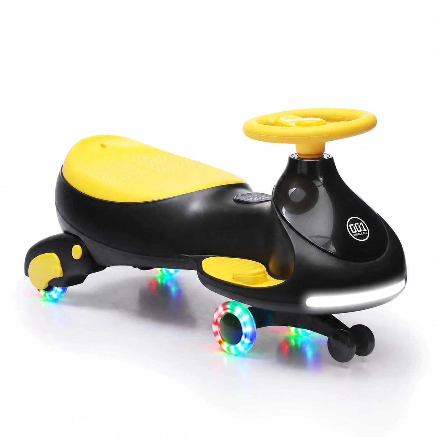 HiMISS 12V Electric Wiggle Car For Kids 2 In 1 Ride On Swing Car
