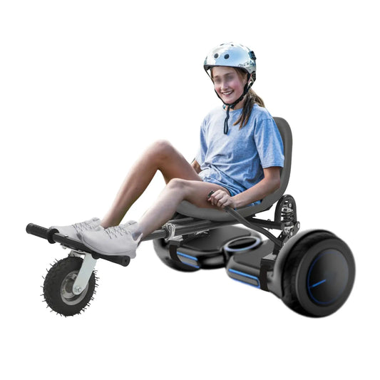 Bymaocar Hoverboard Seat Attachment Go Kart With Rear Shock Absorption