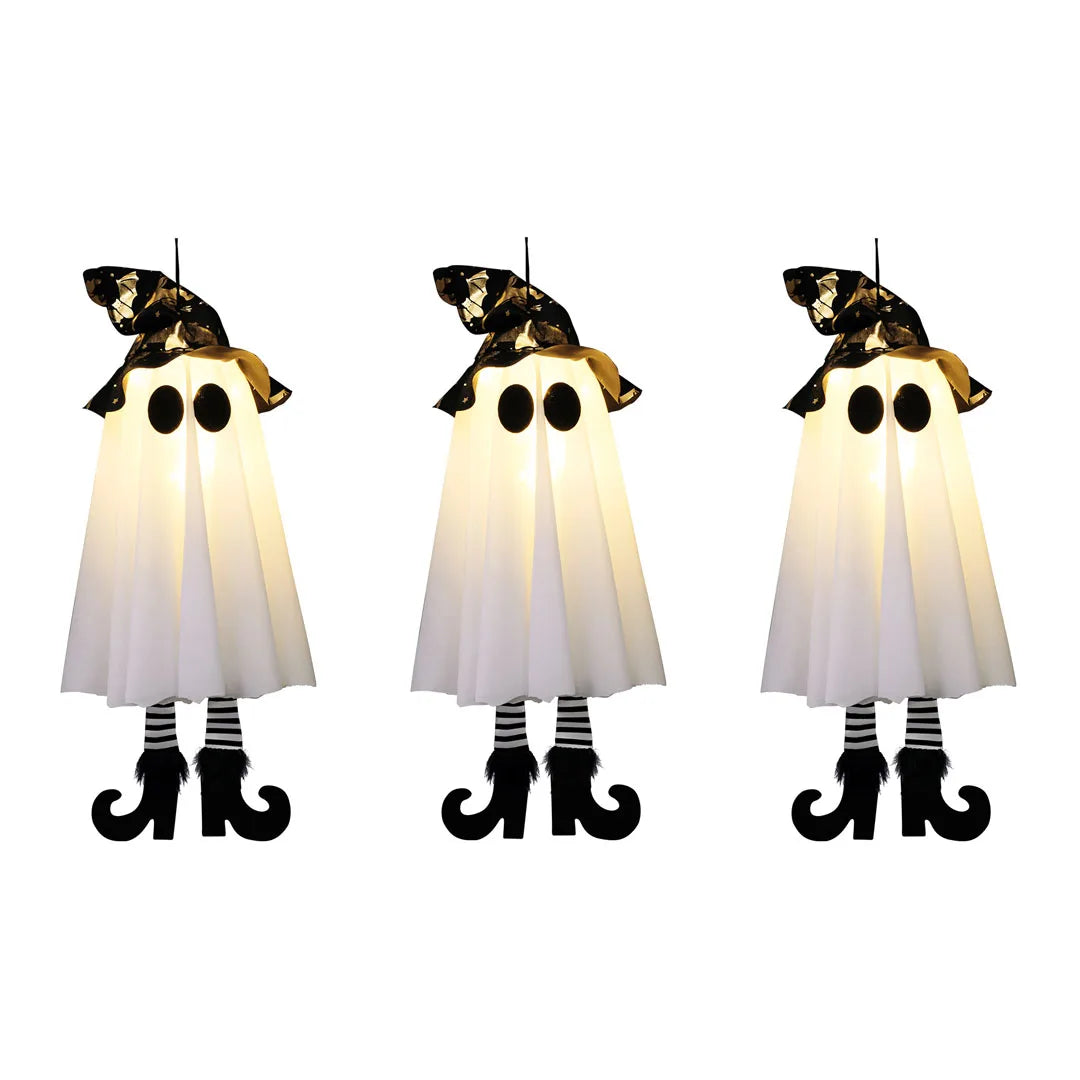 Halloween LED Witch Ghost Hanging Lights For Outdoor Decorations