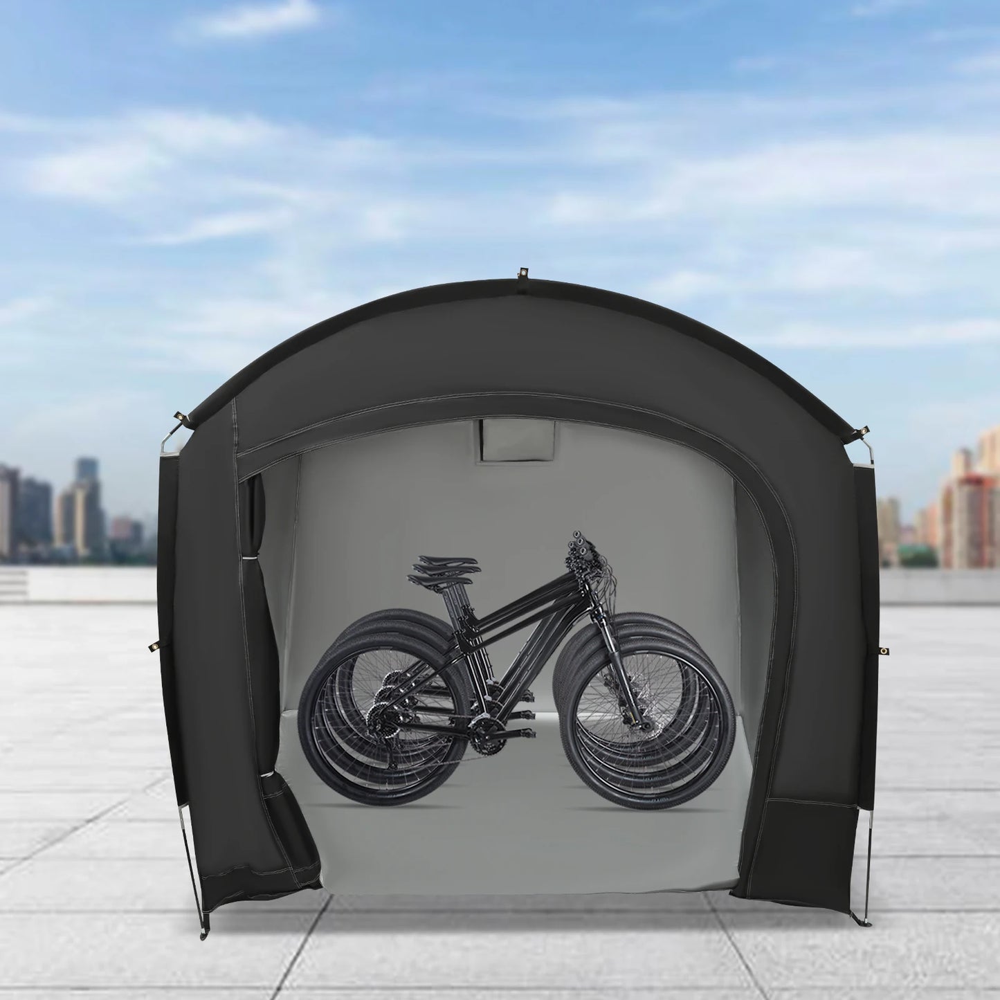 Portable Bike Storage Shed Waterproof Bicycle Shelter