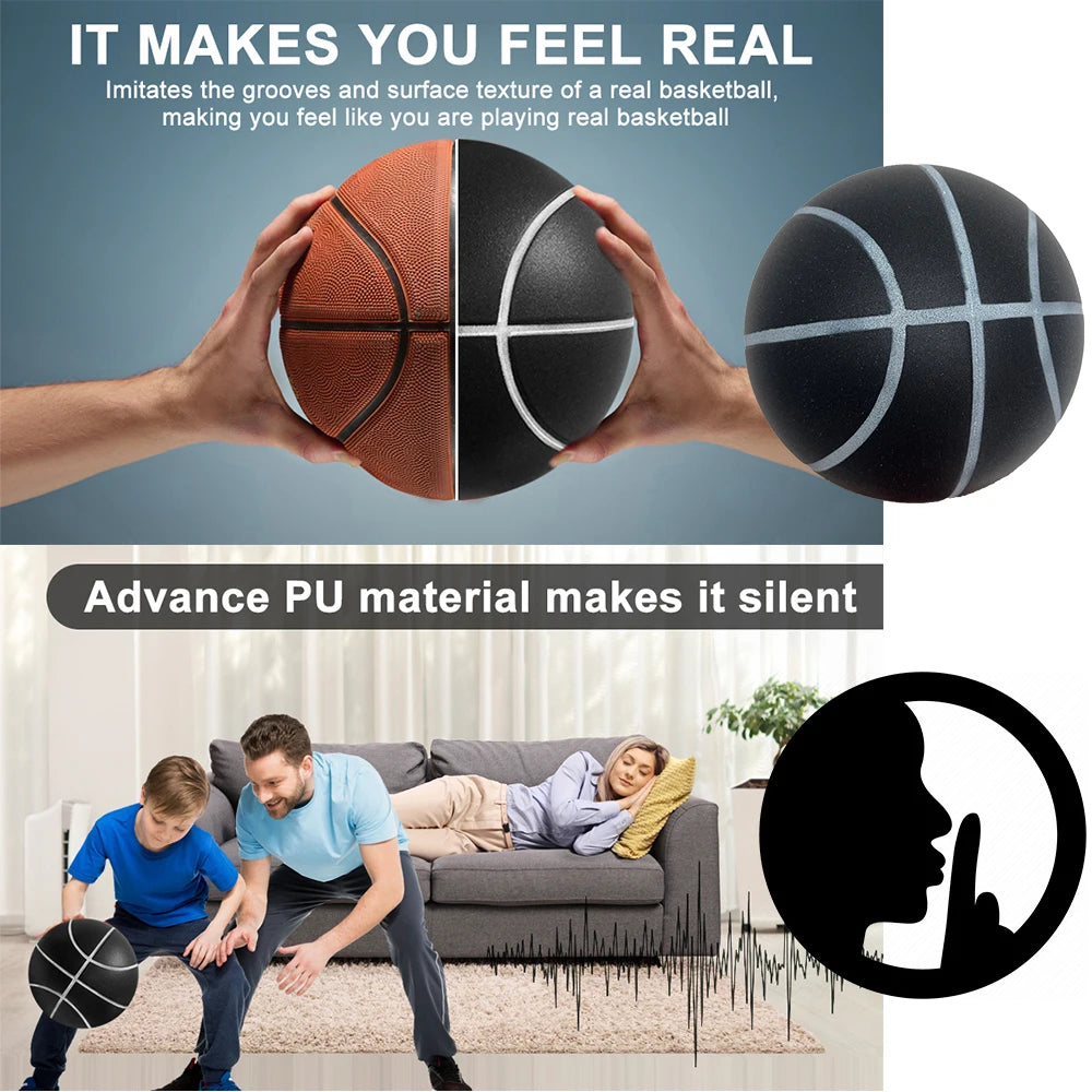 Hambo Grooved Silent Indoor Basketball For Men Women And Youth