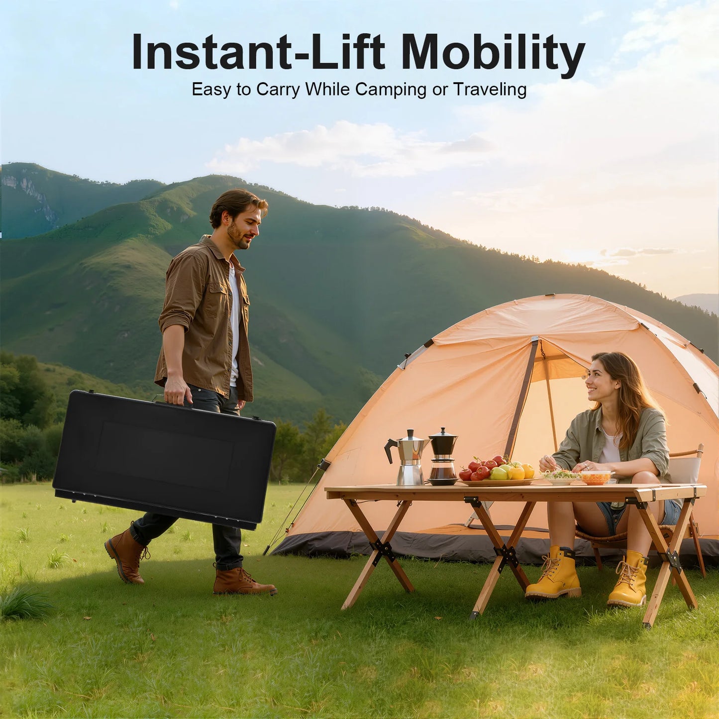 Portable 3-Burner Camping Gas Stove For Outdoor Cooking