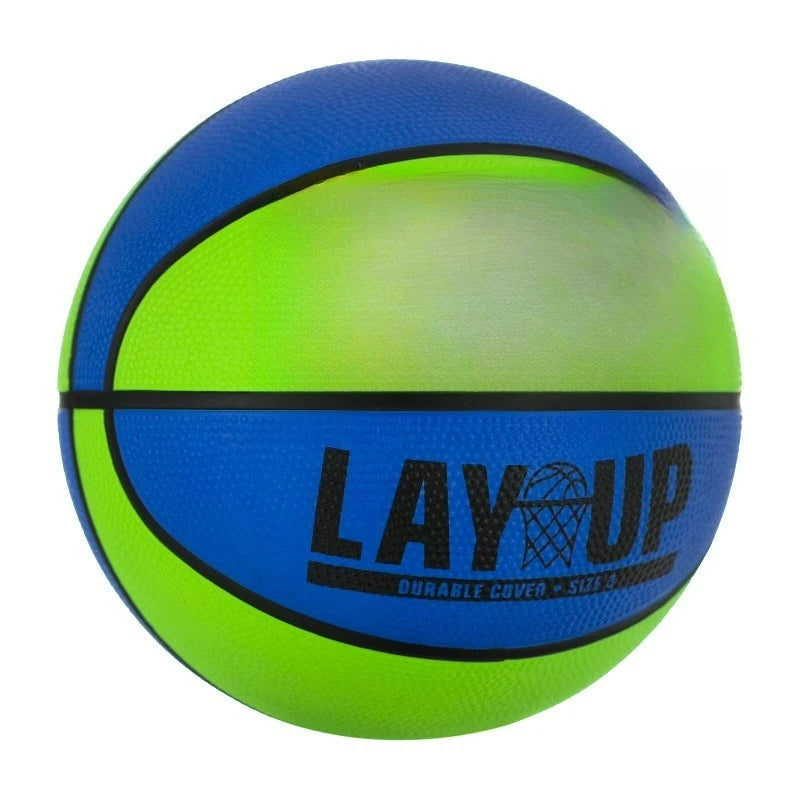 Lay-Up Mini Outdoor Basketball Durable Rubber Ball For Arcade And Hoops