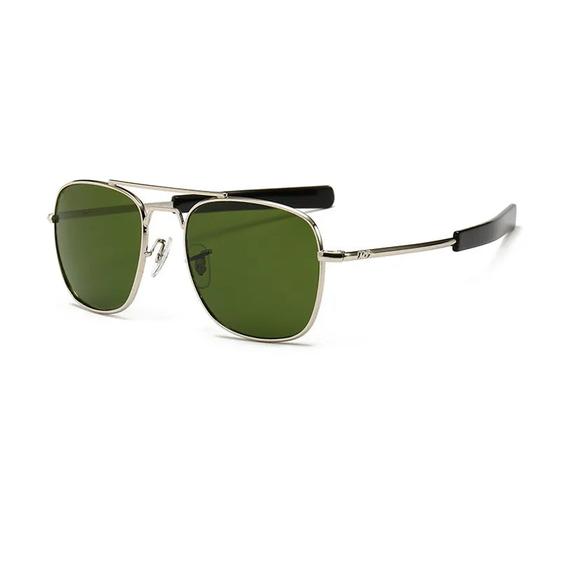 AO Men's Vintage Aviator Style Designer Sunglasses