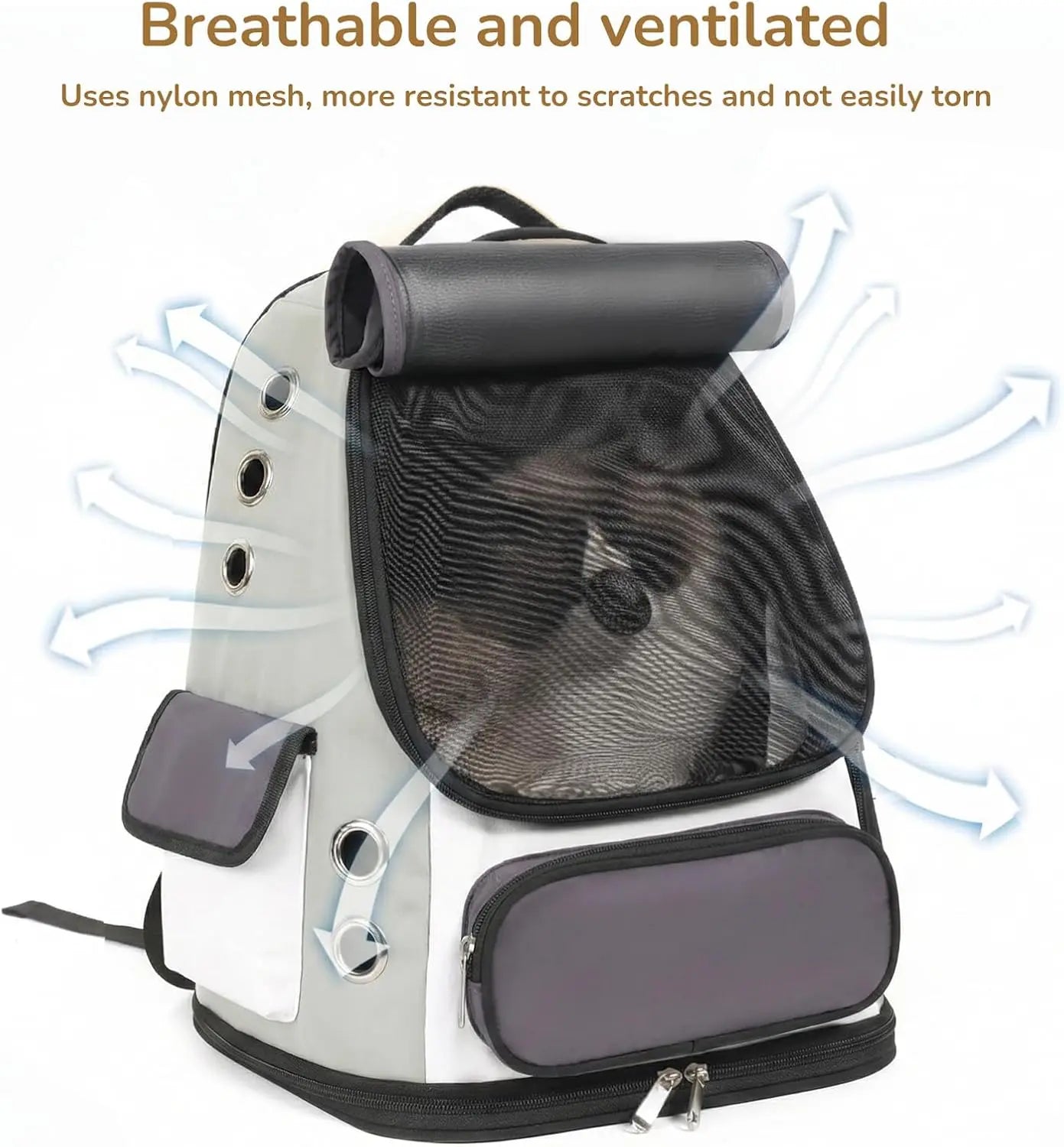 Cat Backpack Carrier Airline Approved Travel Bag For Cats