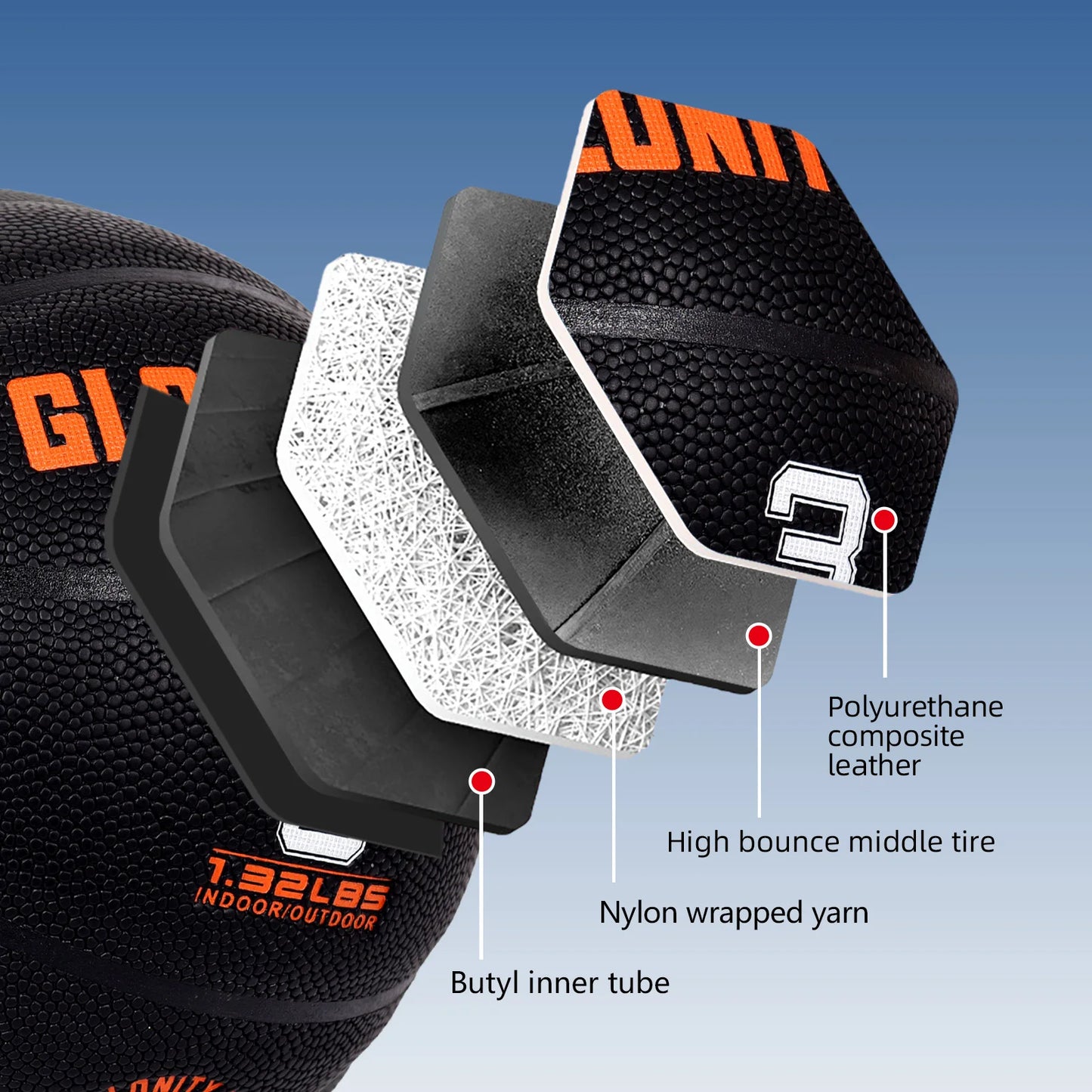Glonity Weighted Basketball Trainer for Indoor Strength and Ball Control