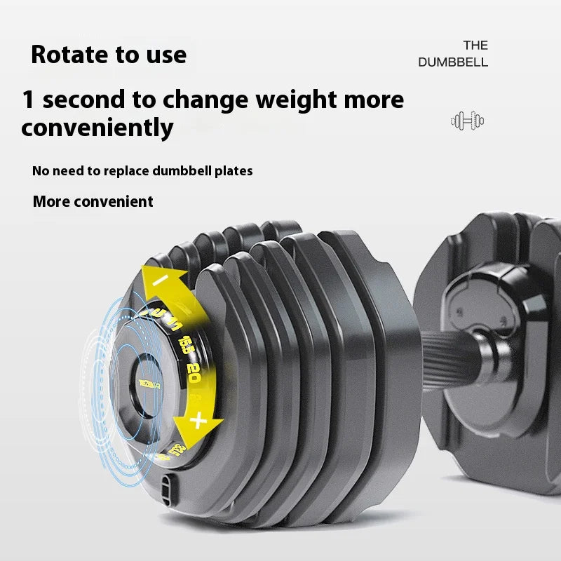 SRhxq Smart Adjustable Dumbbells For Home Fitness Steel Workout