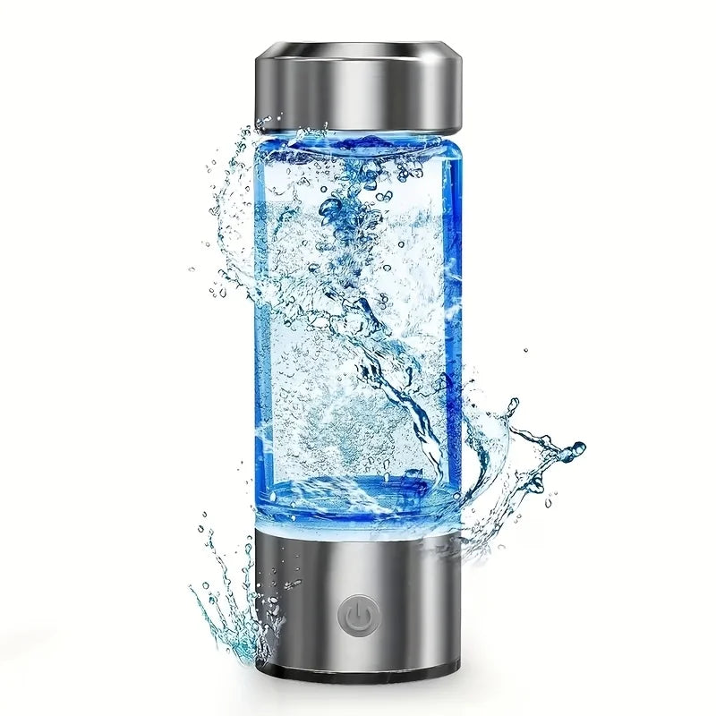 USB-Charged Hydrogen Water Bottle Electrolysis Generator