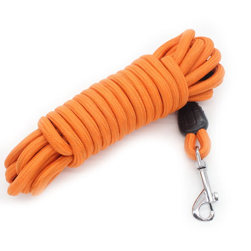 Durable Nylon Rope Dog Leash For Training and Recall For Medium and Large Dogs